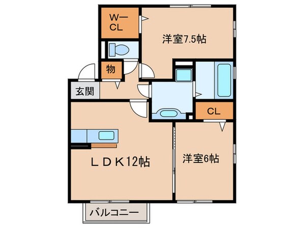 パリⅤの物件間取画像